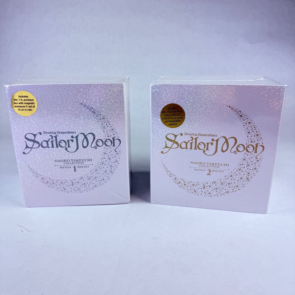 Sailor Moon Naoko Takeuchi Collection Manga Box Sets 1 & 2 New Sealed Kodansha
